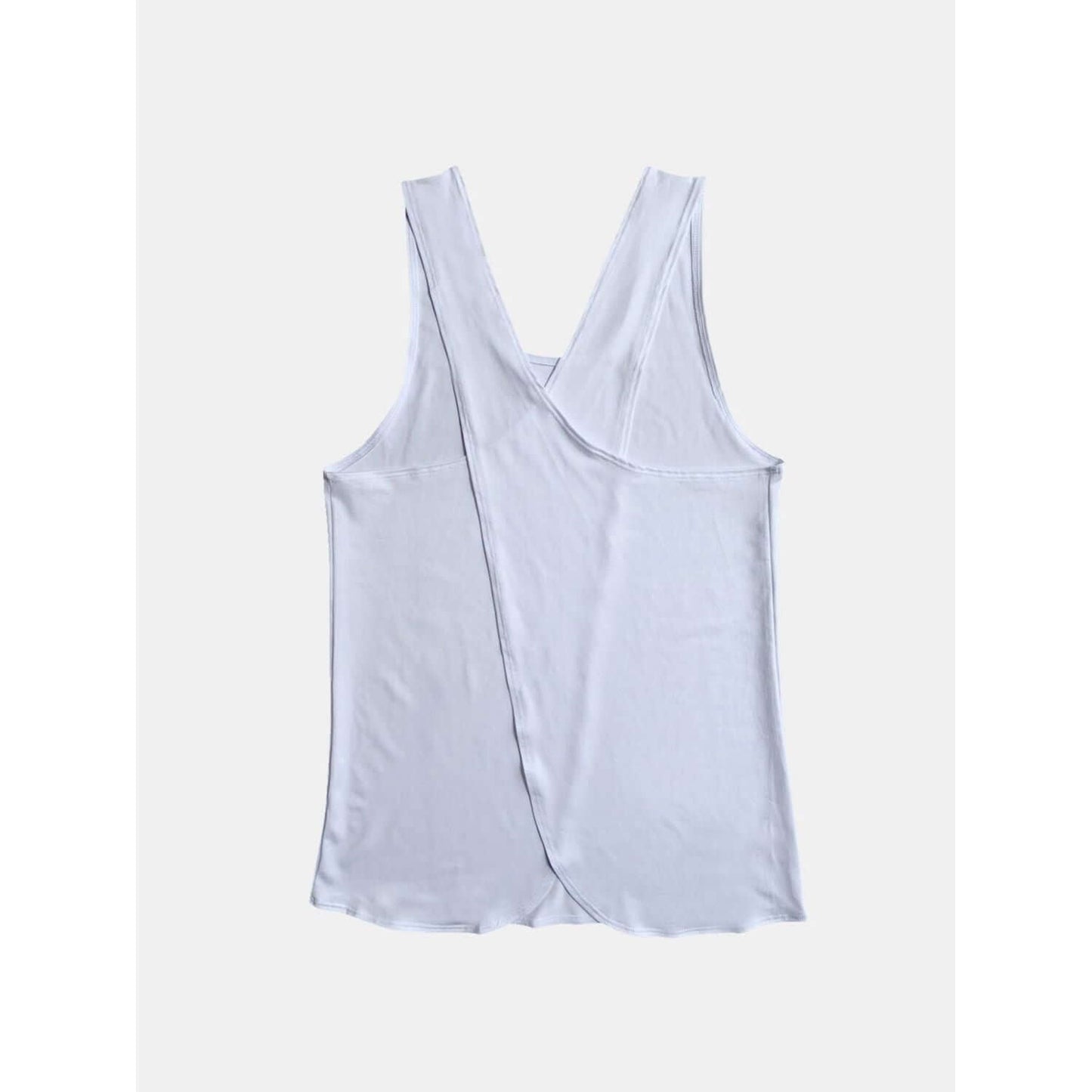 Crisscross Scoop Neck Active Tank TayDiane