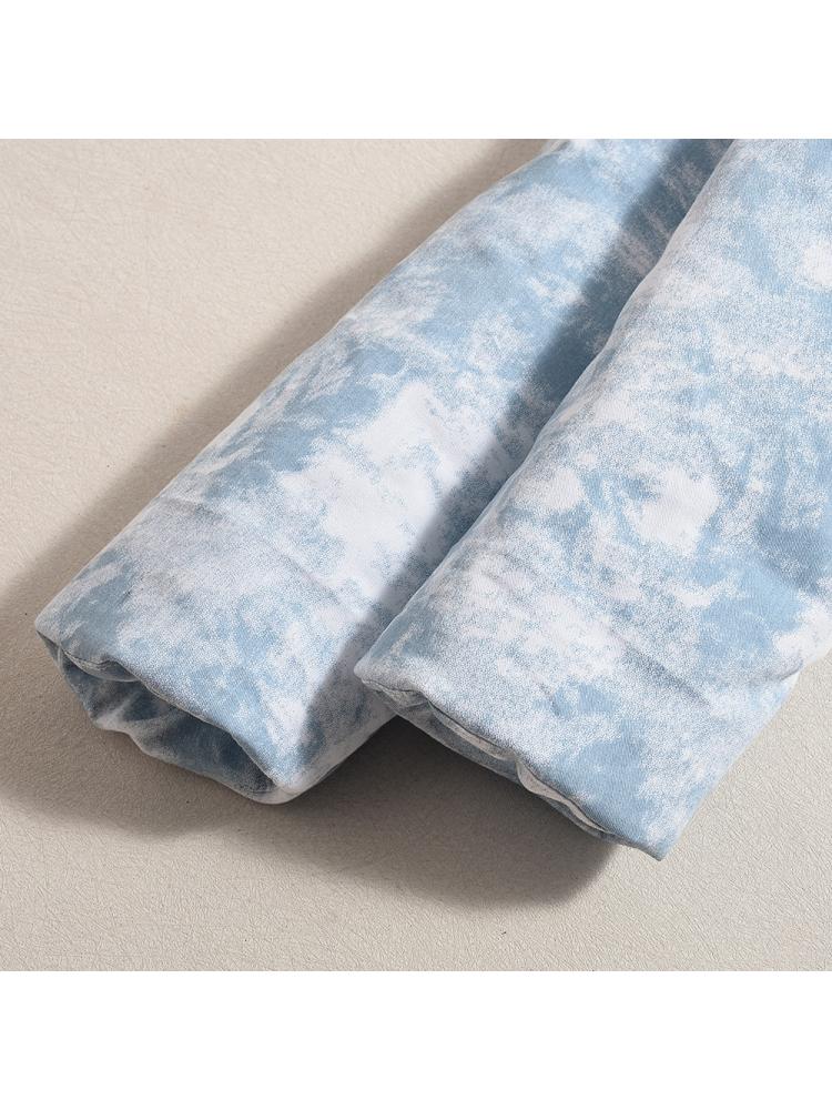 Cloud Blue Winter Puffer Jacket - TayDiane