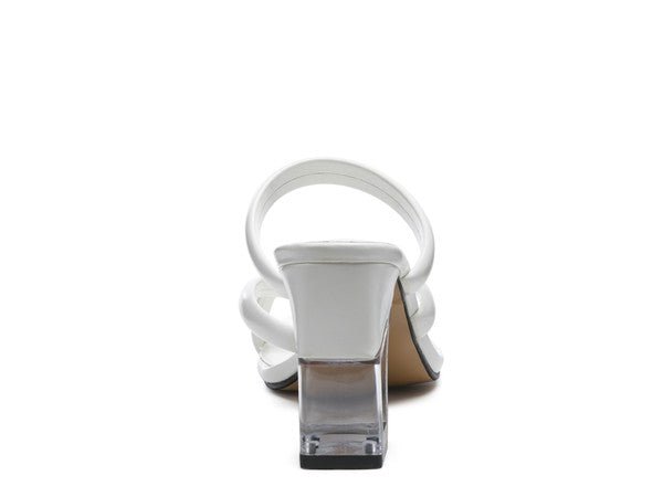 ERISED Clear Heel Toe Ring Slides - TayDiane