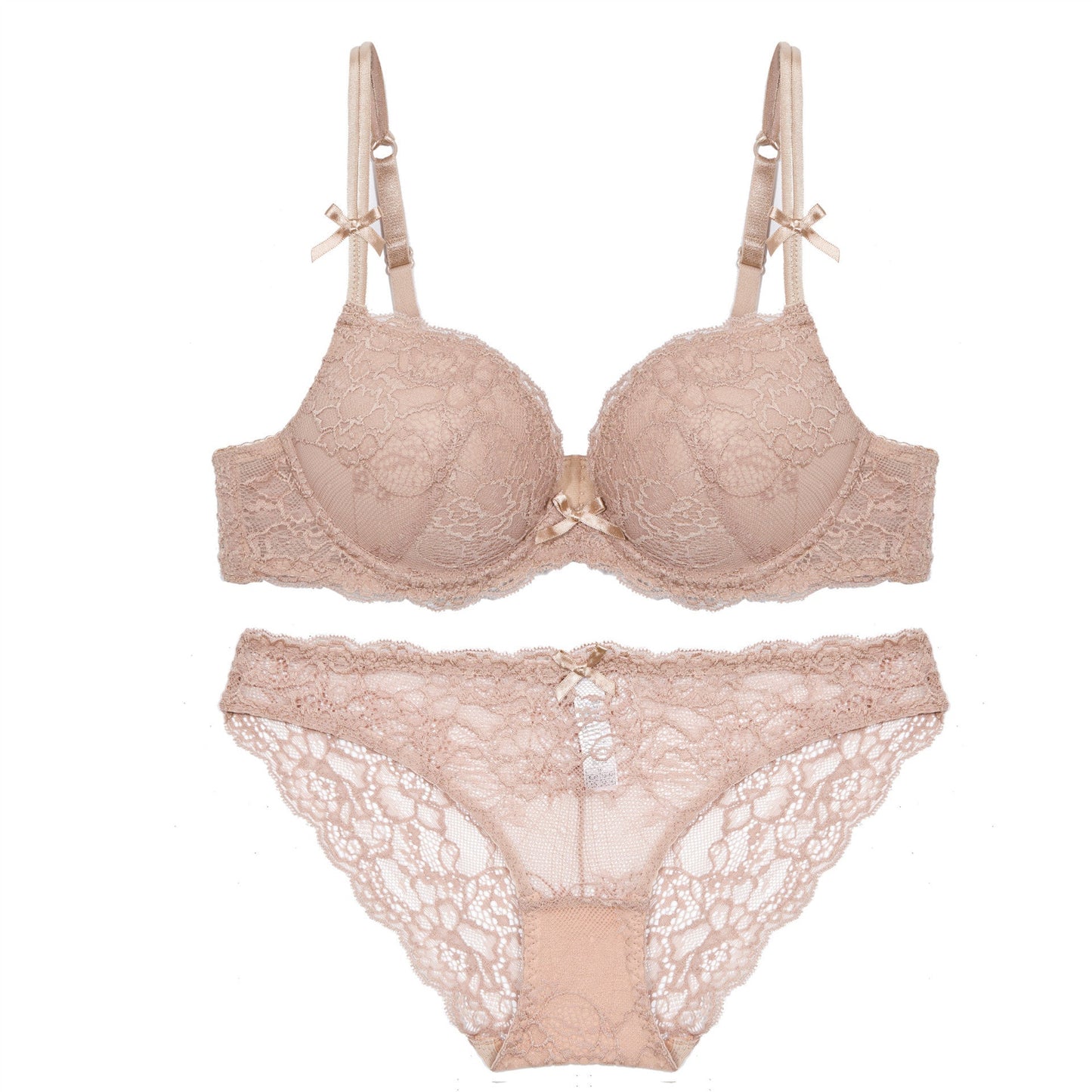 Lace Seduction Push up Padded Bra Set - TayDiane