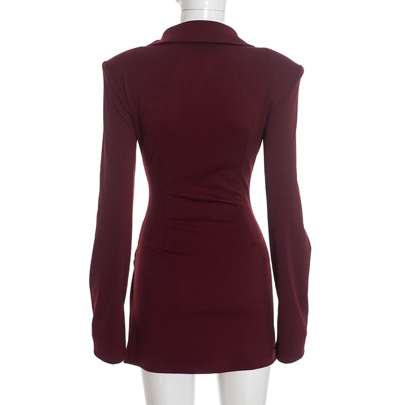 Main Attraction Blazer Mini Dress - Taydiane