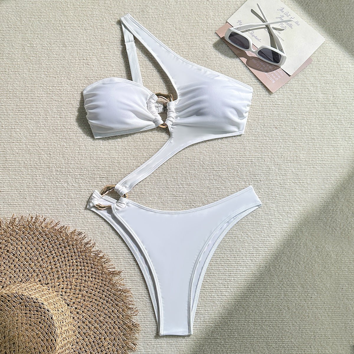 One Piece Asymmetric Swimsuit - TayDiane
