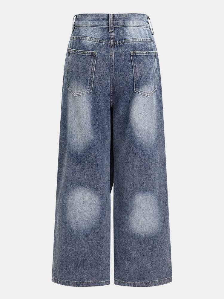 Switch It Up Asymmetric Barrel-Style Jeans - Taydiane