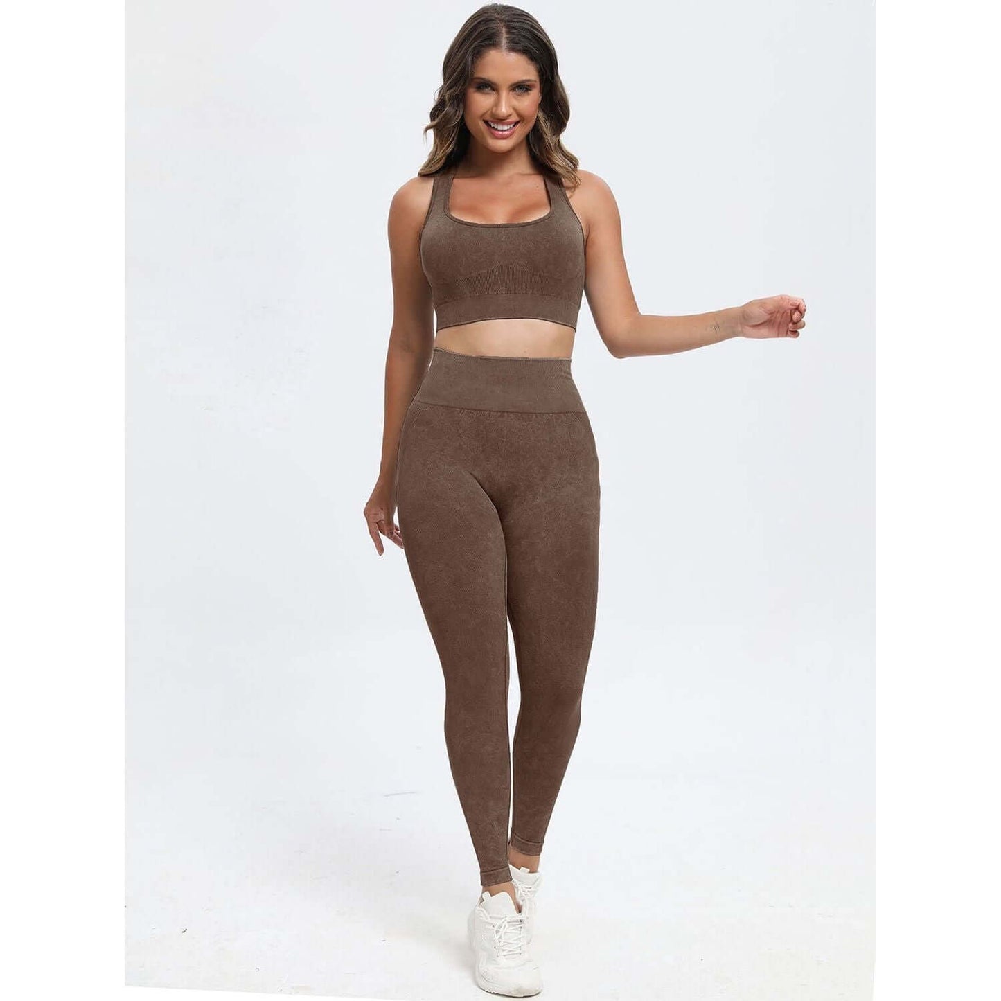 Scoop Neck Top and Pants Active Set