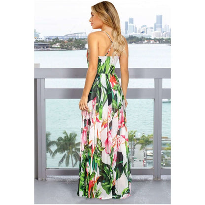 Crisscross Floral Cami Dress