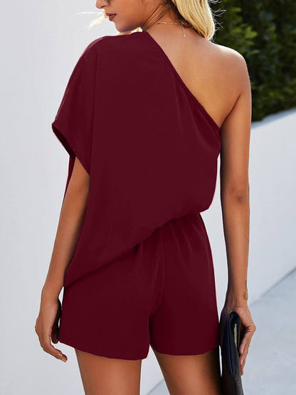 Batwing Sleeve Romper