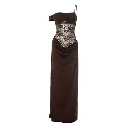 Women Clothing Summer Sexy Sexy Strap Lace Dress
