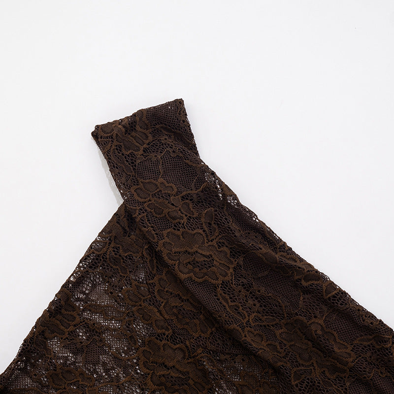 Women Clothing Summer Sexy Sexy Strap Lace Dress