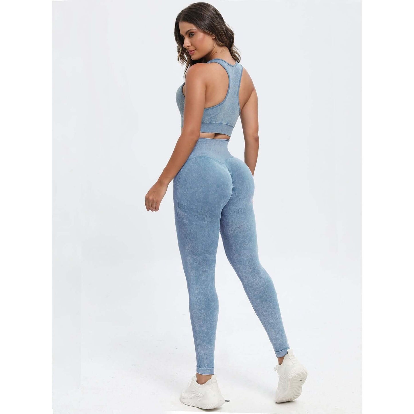 Scoop Neck Top and Pants Active Set