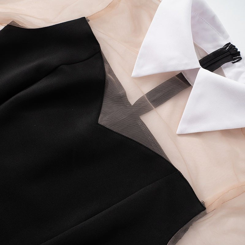 After Hours Illusion Mini Dress - Taydiane