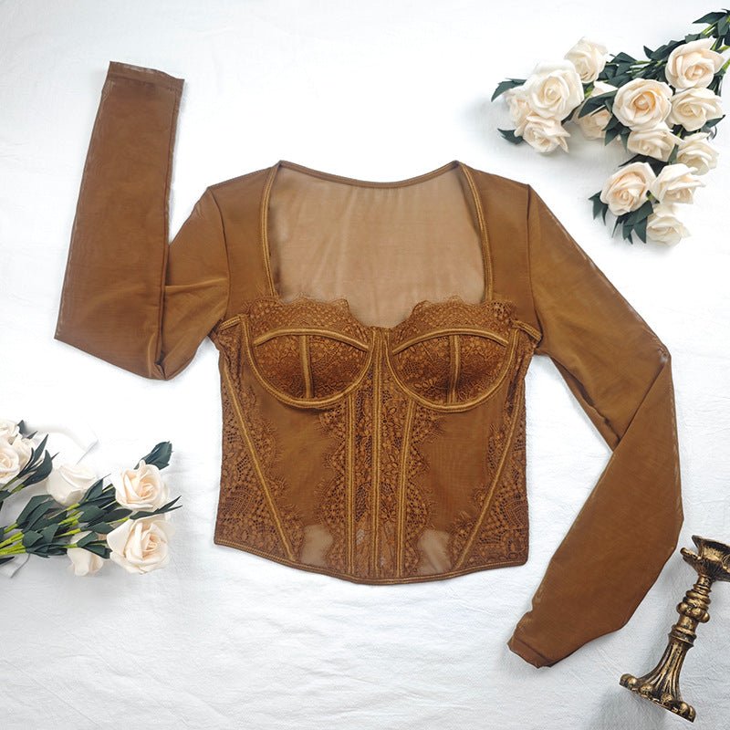 After Hours Lace Corset Top - Taydiane
