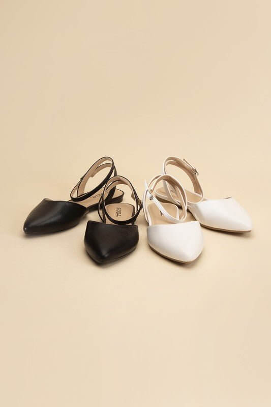 Ankle Strap Flats - TayDiane