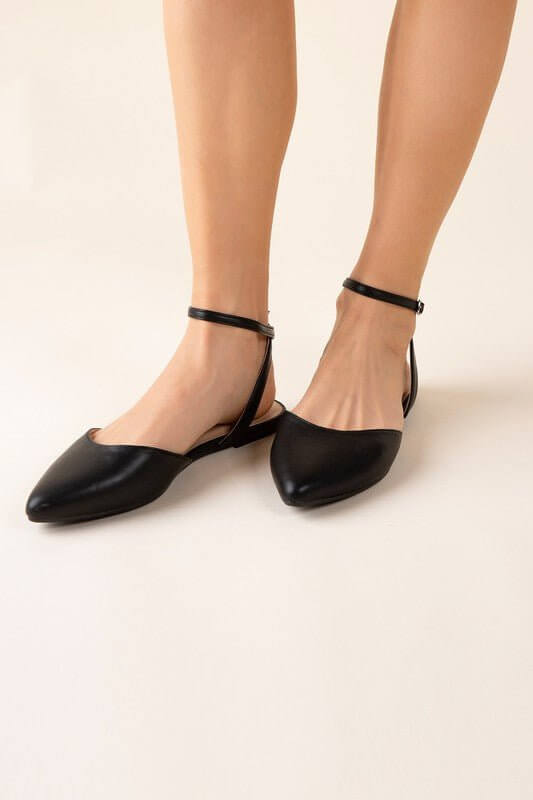 Ankle Strap Flats - TayDiane