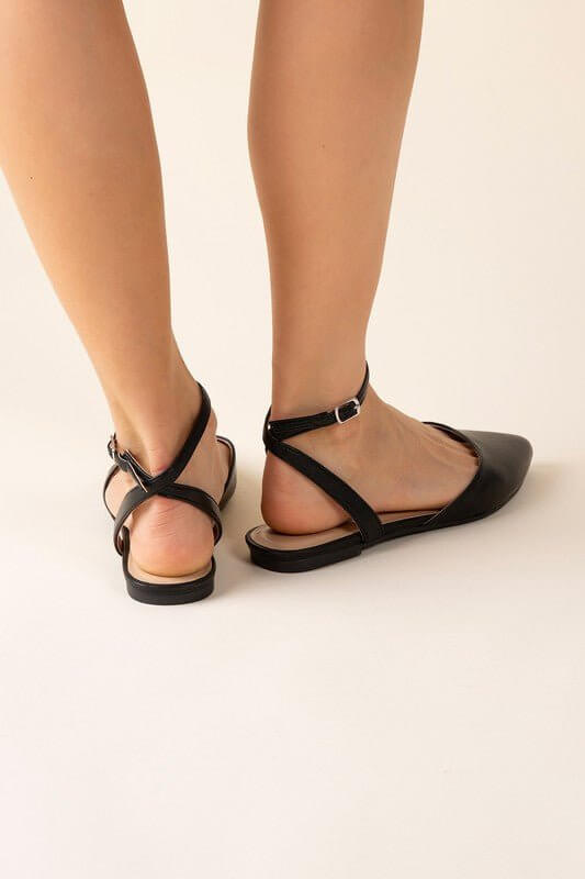 Ankle Strap Flats - TayDiane