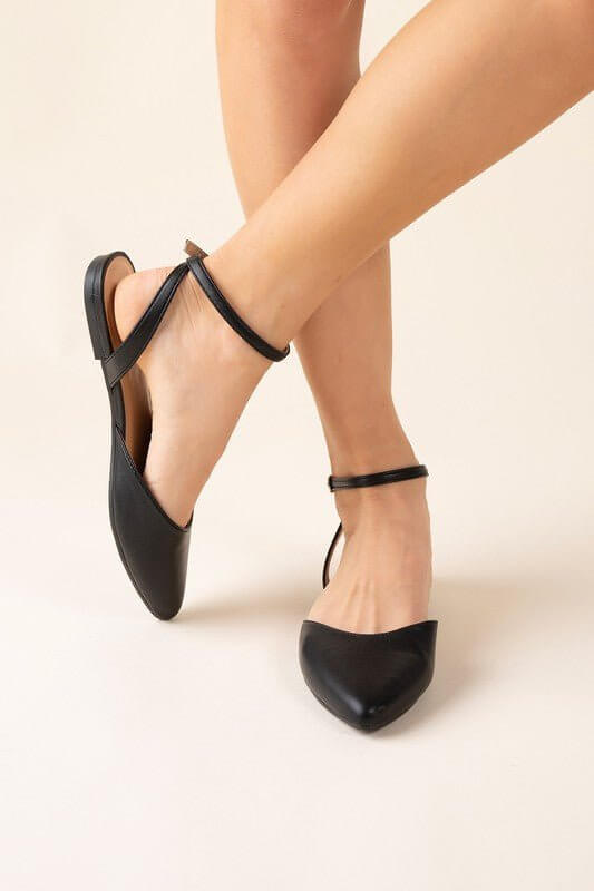 Ankle Strap Flats - TayDiane