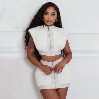 Autumn Sexy Hip Skirt Set - TayDiane