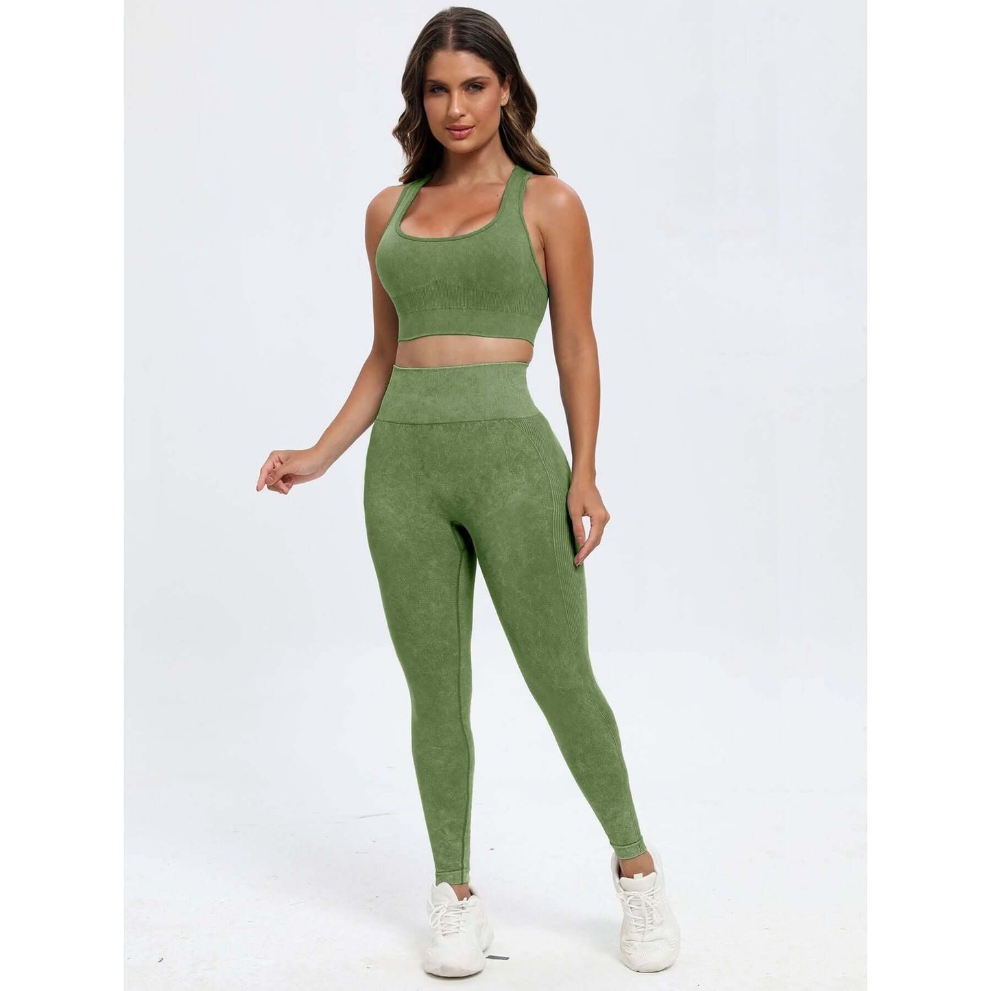 Scoop Neck Top and Pants Active Set