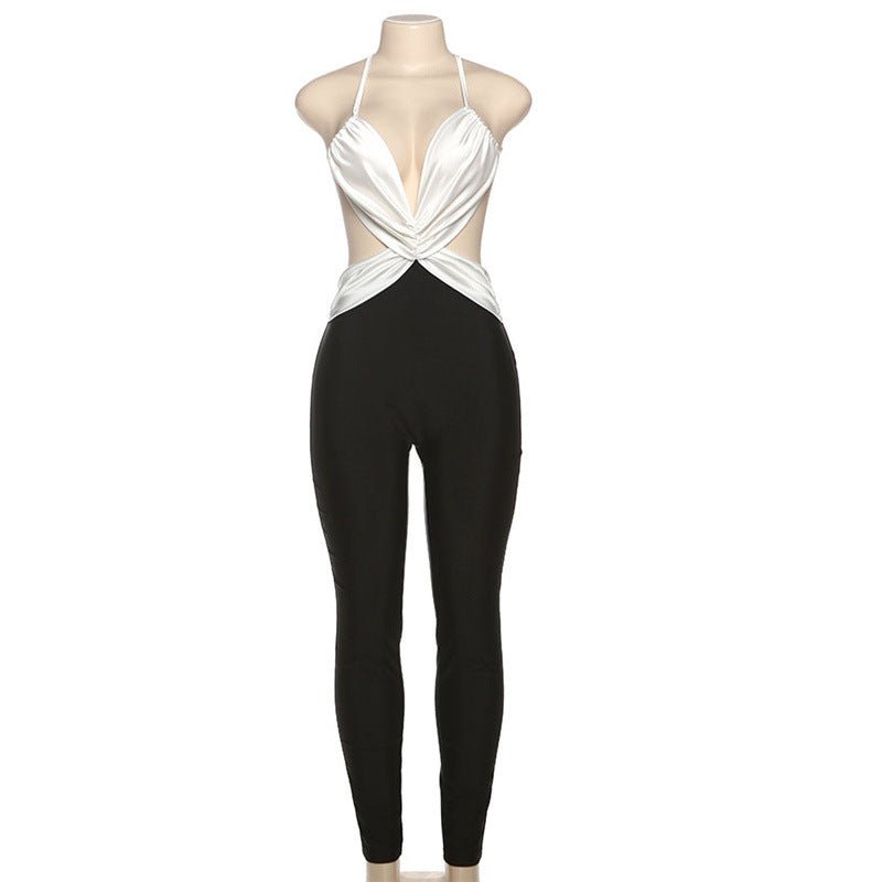 Backless High - Waist Slimming Jumpsuit - TayDiane