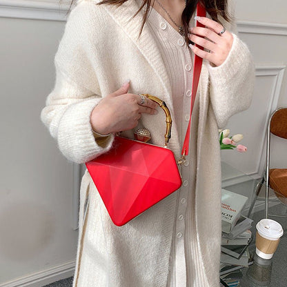 Bamboo - Handle Acrylic Box Bag - TayDiane