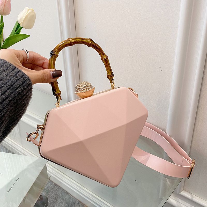 Bamboo - Handle Acrylic Box Bag - TayDiane