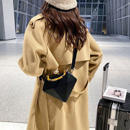 Bamboo - Handle Acrylic Box Bag - TayDiane