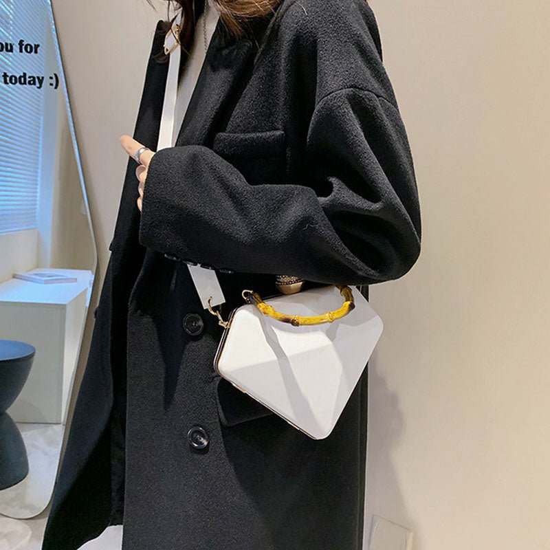 Bamboo - Handle Acrylic Box Bag - TayDiane