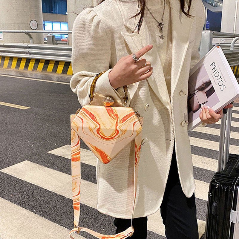 Bamboo - Handle Acrylic Box Bag - TayDiane