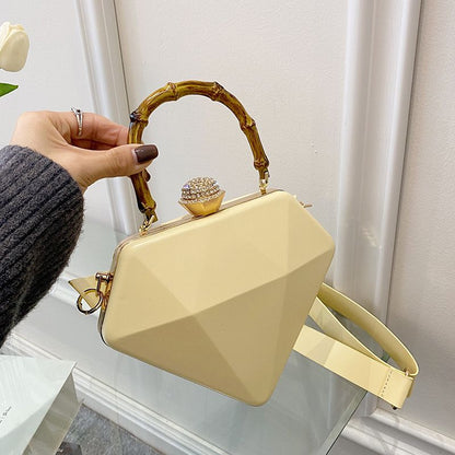 Bamboo - Handle Acrylic Box Bag - TayDiane