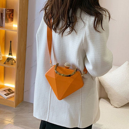 Bamboo - Handle Acrylic Box Bag - TayDiane