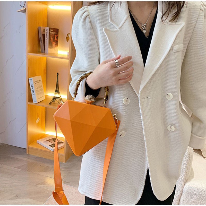 Bamboo - Handle Acrylic Box Bag - TayDiane