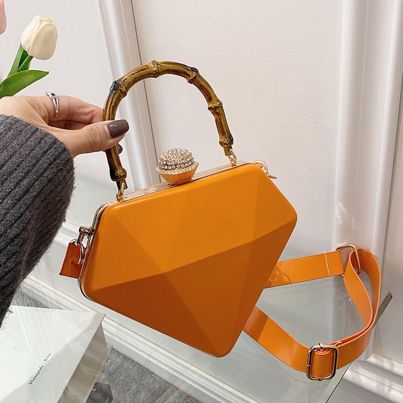 Bamboo - Handle Acrylic Box Bag - TayDiane