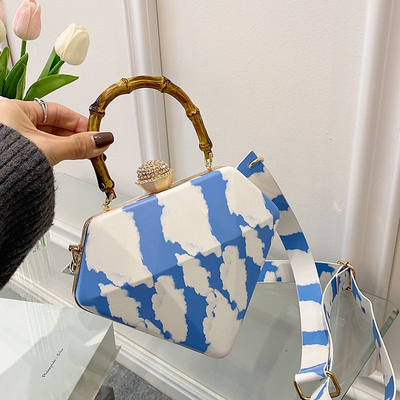 Bamboo - Handle Acrylic Box Bag - TayDiane