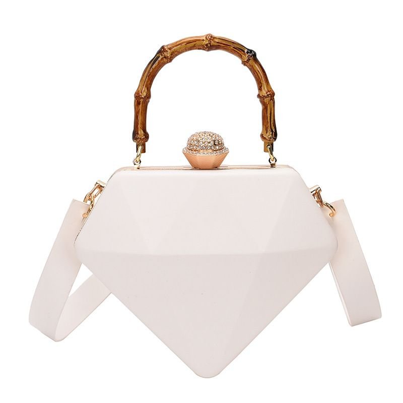 Bamboo - Handle Acrylic Box Bag - TayDiane