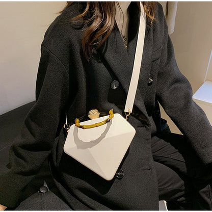 Bamboo - Handle Acrylic Box Bag - TayDiane