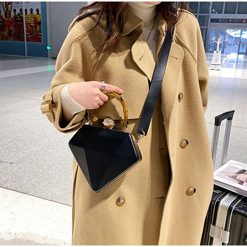 Bamboo - Handle Acrylic Box Bag - TayDiane