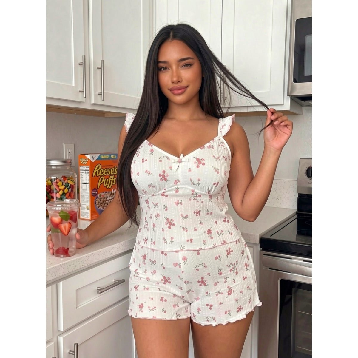 Bedtime Bloom Pajama Set - Taydiane