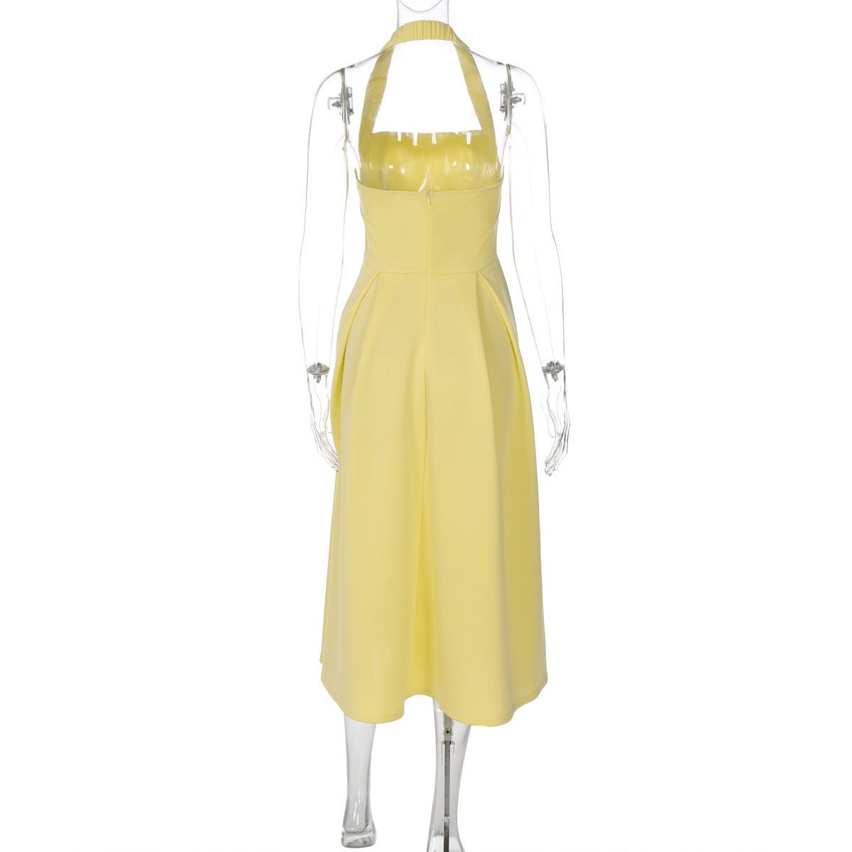 Best Seller in Women Clothing Summer Sexy High Waist Halter Tube Top Dress Women - Taydiane