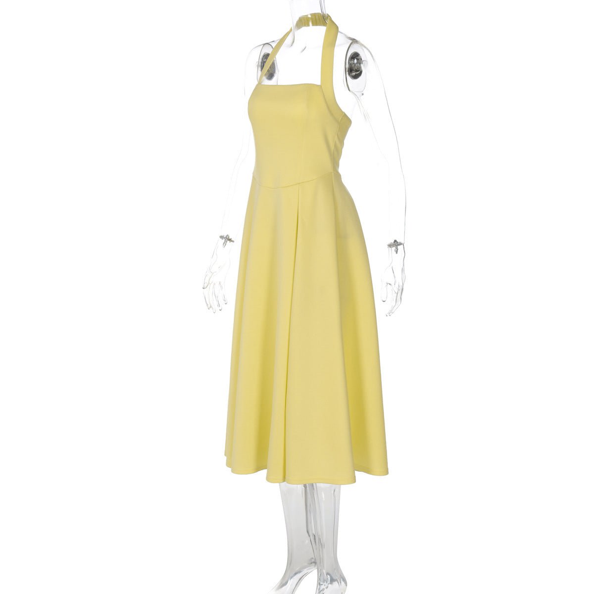Best Seller in Women Clothing Summer Sexy High Waist Halter Tube Top Dress Women - Taydiane