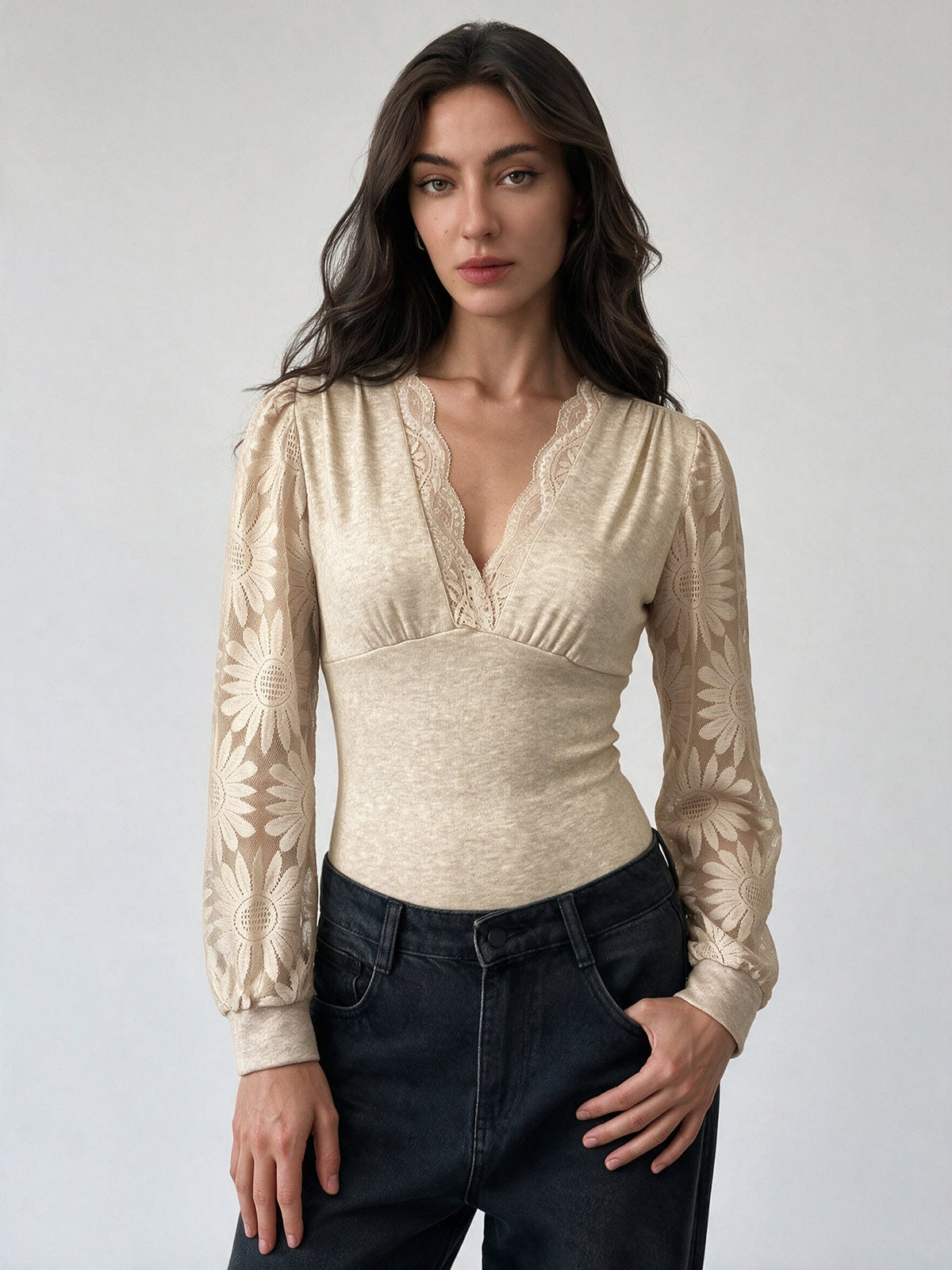 Camille Lace Bodysuit - Taydiane
