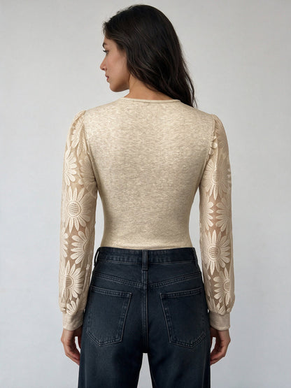 Camille Lace Bodysuit - Taydiane