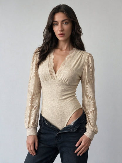 Camille Lace Bodysuit - Taydiane
