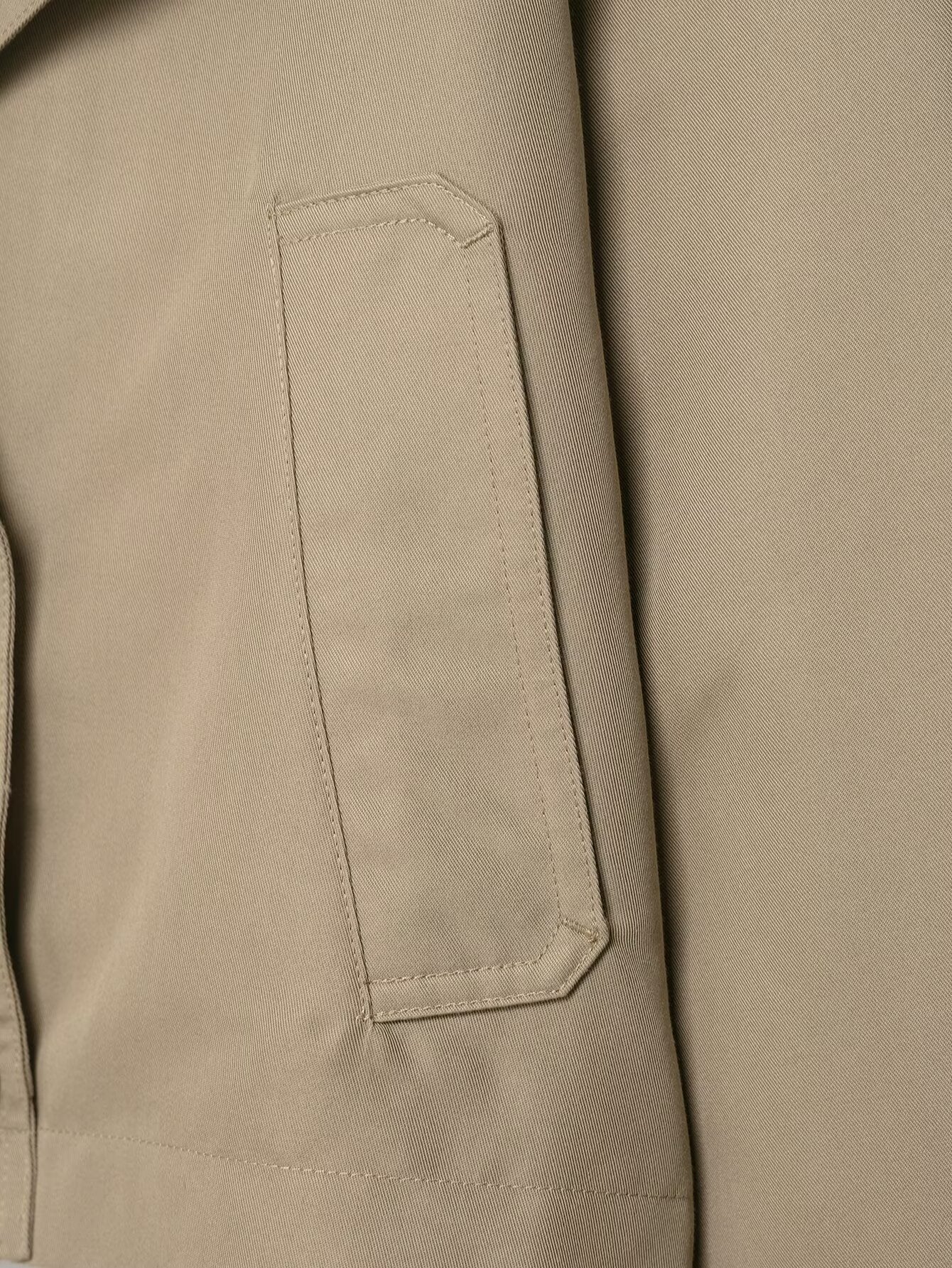 Casual Double Breasted Short Trench Coat - TayDiane