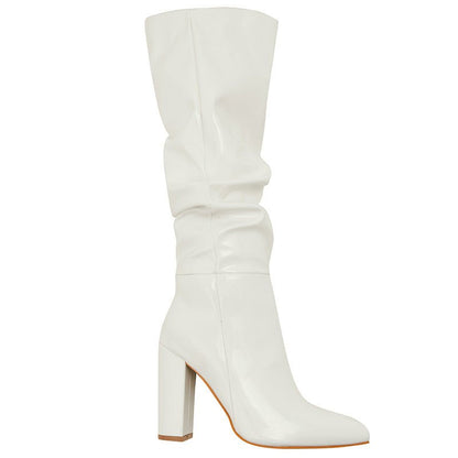 Chic Slouchy Mid - Calf Boots - TayDiane