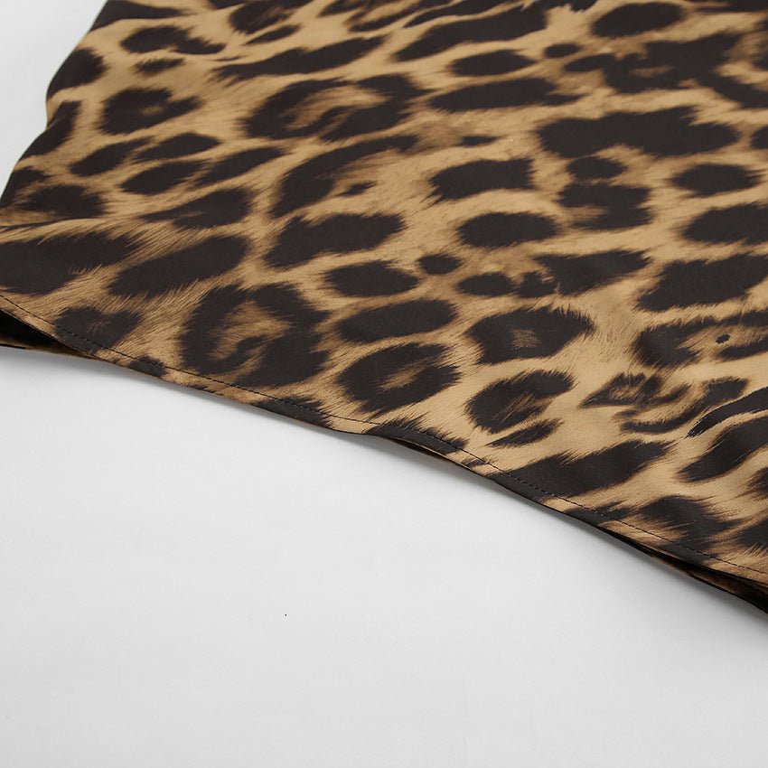 Classic Leopard Print Maxi Skirt - TayDiane