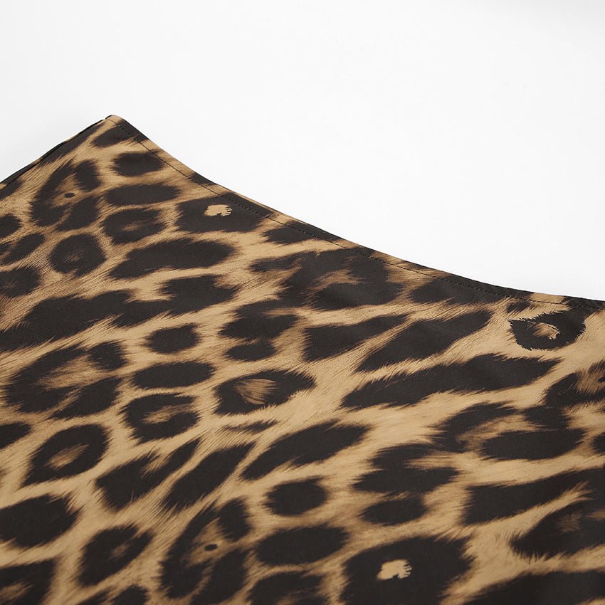 Classic Leopard Print Maxi Skirt - TayDiane