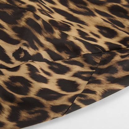 Classic Leopard Print Maxi Skirt - TayDiane