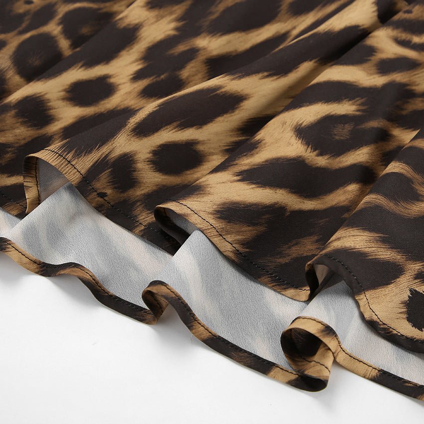 Classic Leopard Print Maxi Skirt - TayDiane
