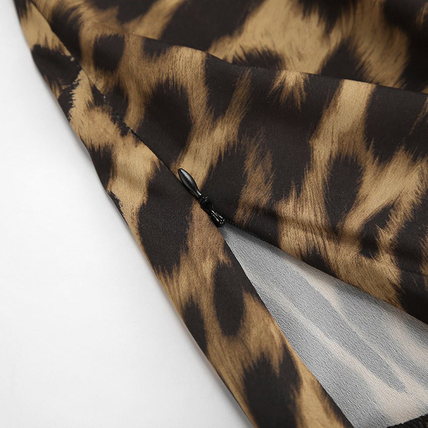 Classic Leopard Print Maxi Skirt - TayDiane