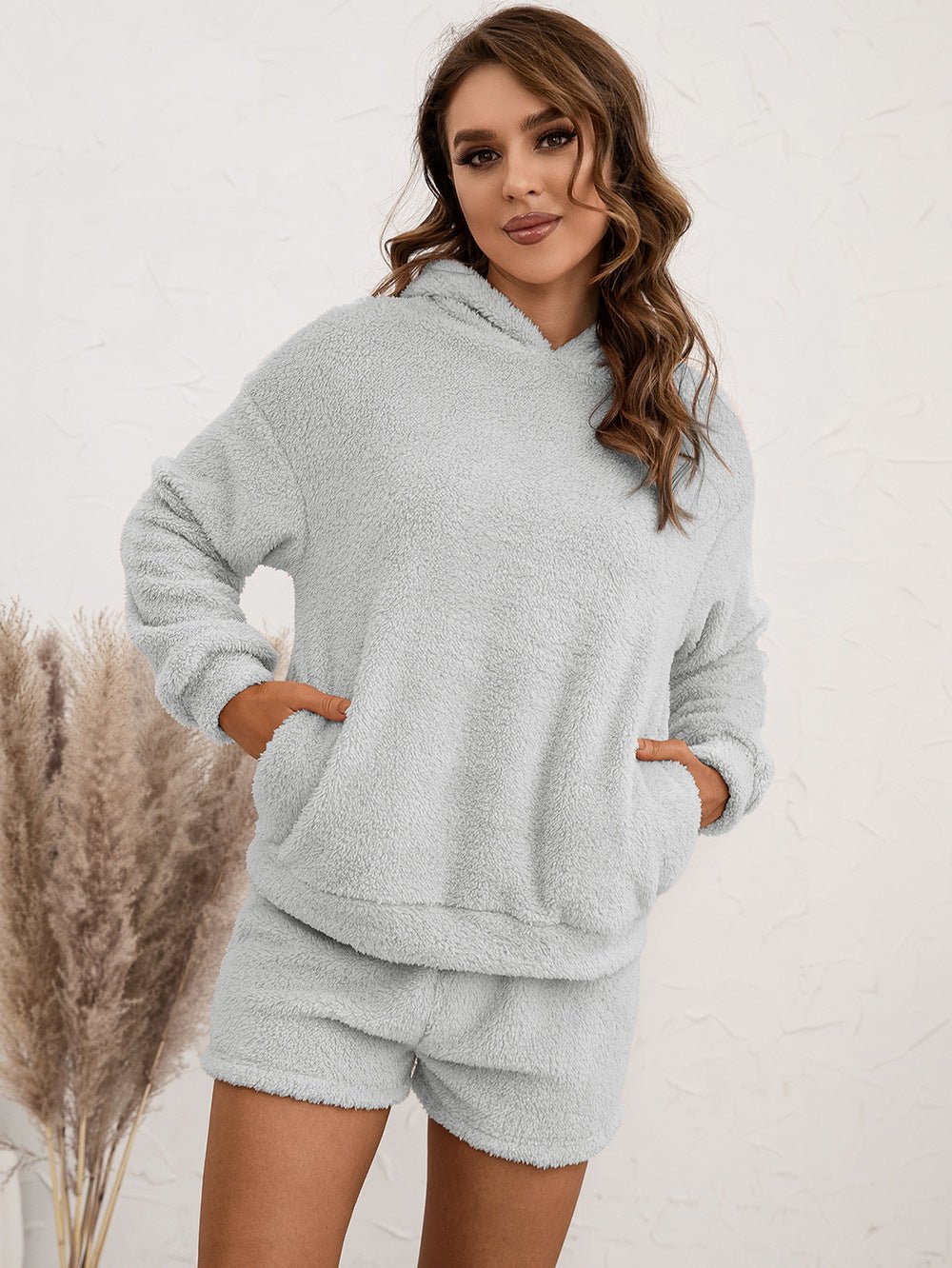 Cloud Nine Hoodie & Shorts Set - Taydiane