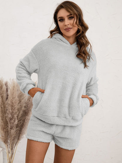 Cloud Nine Hoodie & Shorts Set - Taydiane